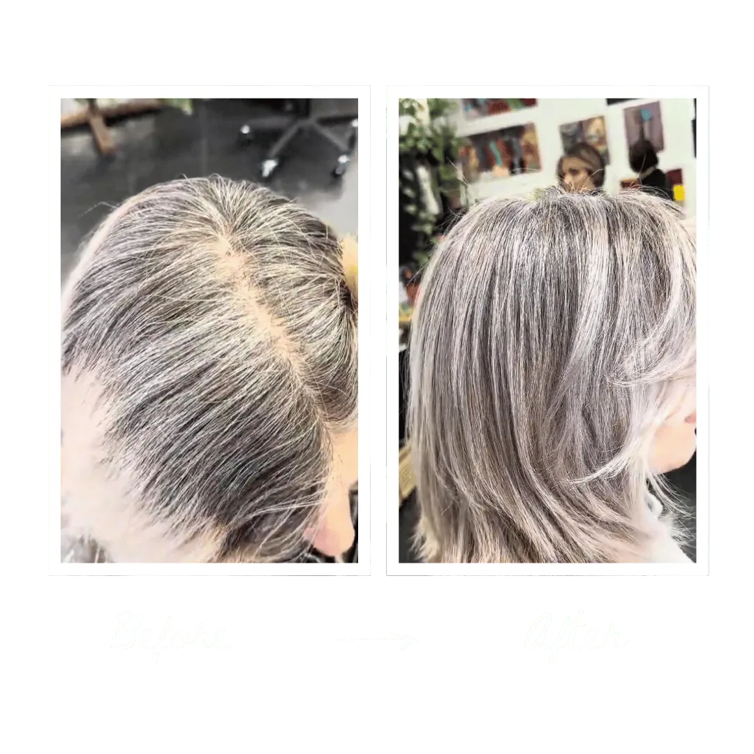 Prima e dopo Grey Blending — Anna · 52