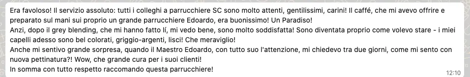 Recensione cliente Grey Blending
