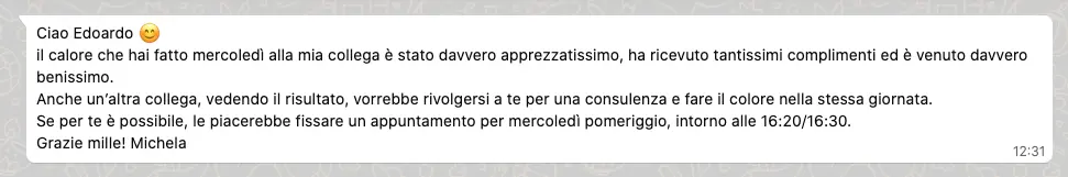 Recensione cliente Grey Blending
