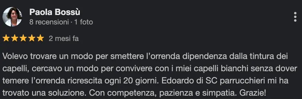 Recensione cliente Grey Blending
